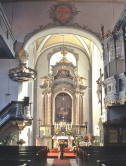 Altar in der Kirche Betzenstein